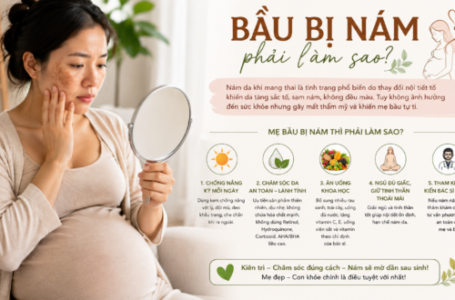 Bầu bì bị nám thì phải làm sao?