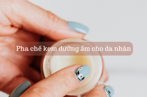 Pha chế kem dưỡng ẩm cho da nhăn