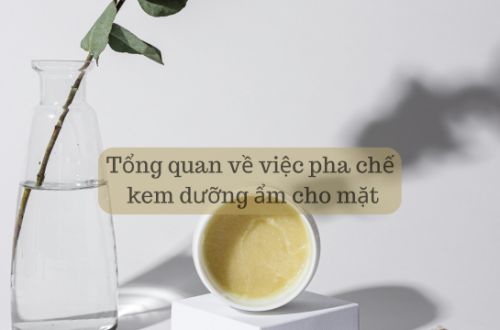 Tổng quan về việc pha chế kem dưỡng ẩm cho mặt