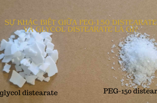 Sự khác biệt giữa PEG-150 distearate và glycol distearate là gì?