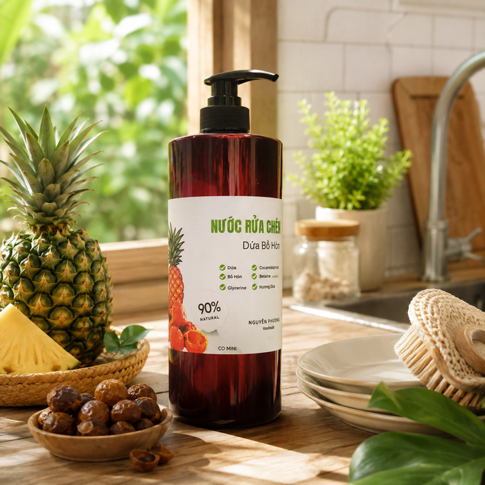 Nước rửa chén dứa bồ hòn 1 lít