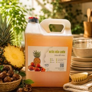 Nước rửa chén dứa, bồ hòn