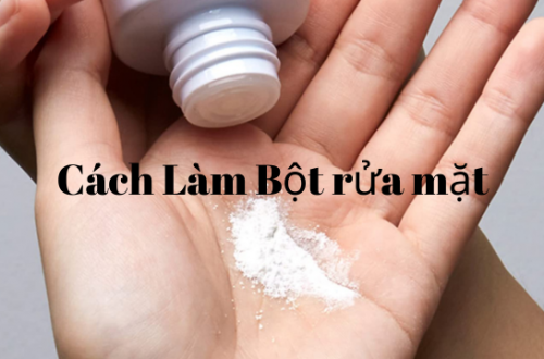 Cách làm bột rửa mặt