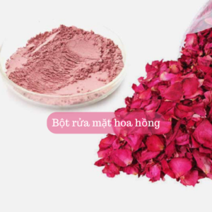 Bột rửa mặt hoa hồng