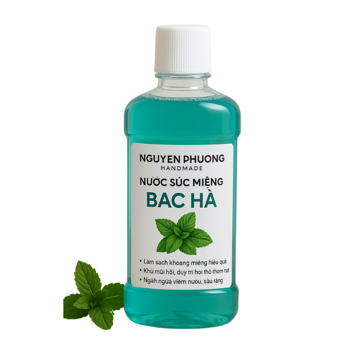 Nước súc miệng bạc hà