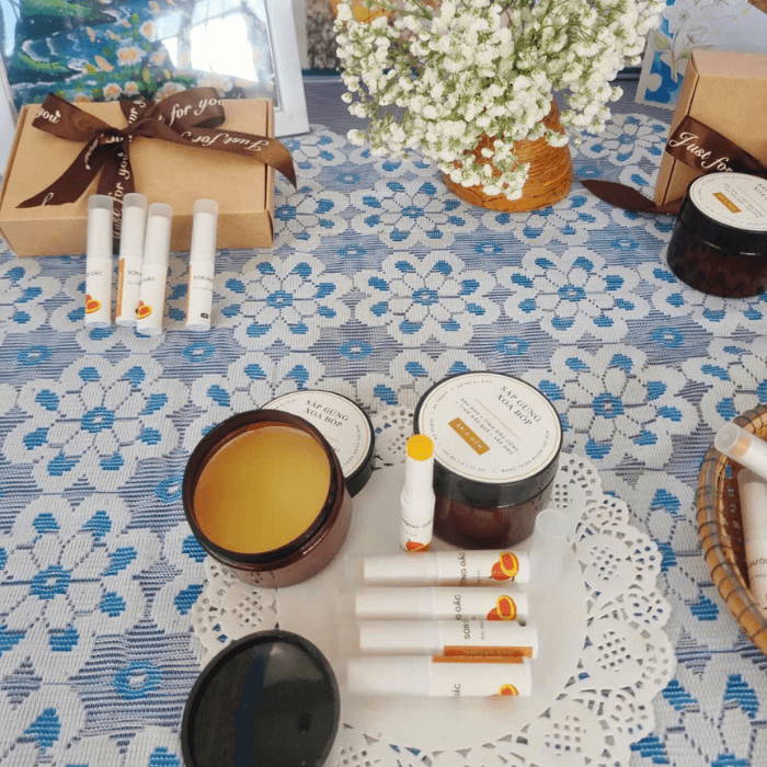 Sáp gừng xoa bóp