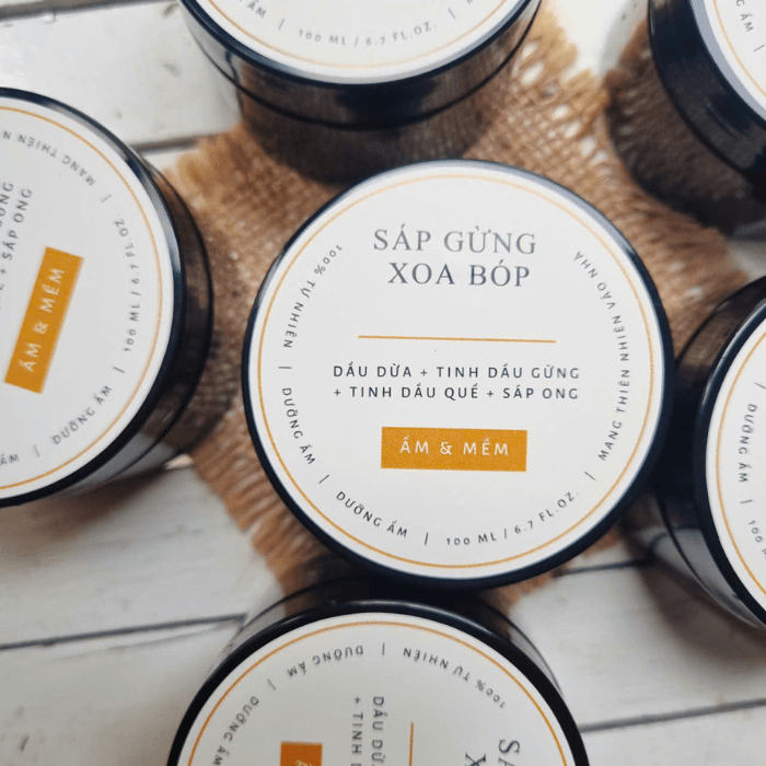 Sáp gừng xoa bóp