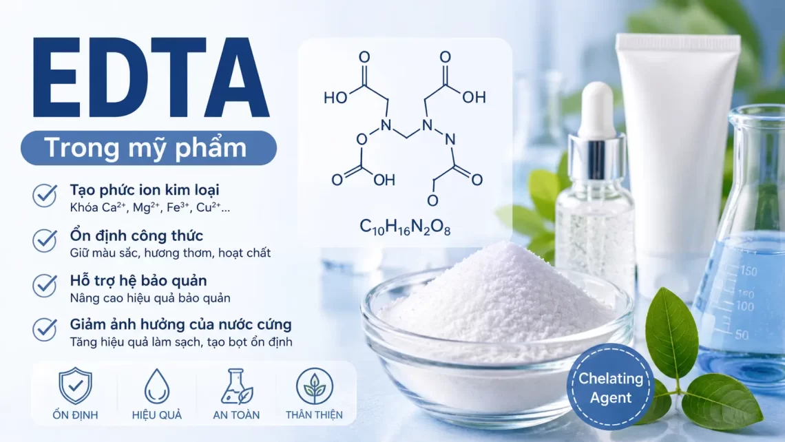 EDTA trong mỹ phẩm